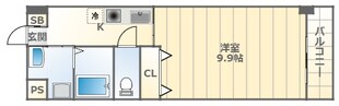 桜川駅 徒歩5分 3階の物件間取画像